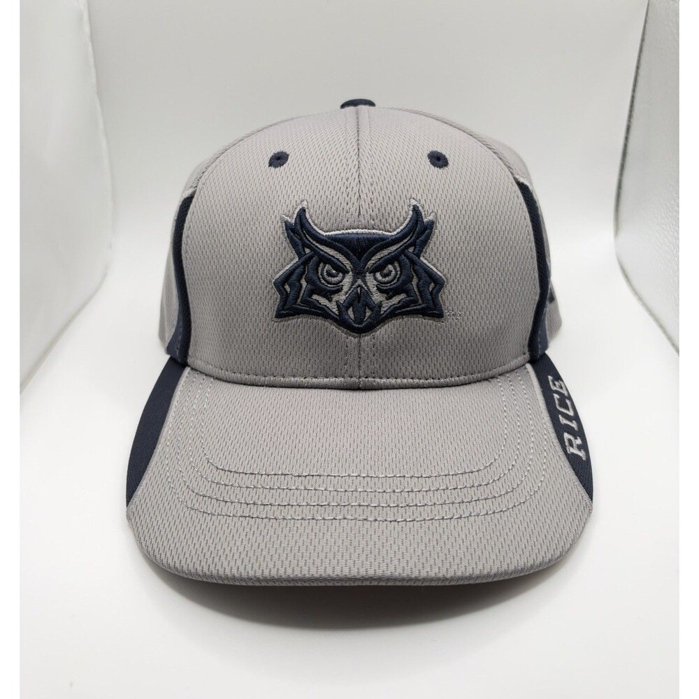 Russell Athletic Rice Owls NCAA Performance Snapback Hat Gray/Navy RARE